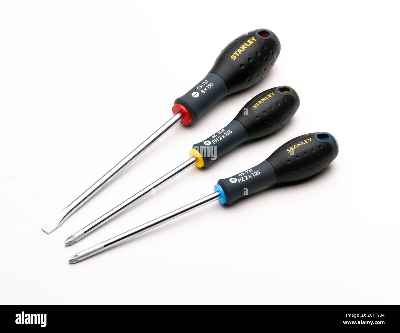set of screwdrivers Stock Photo