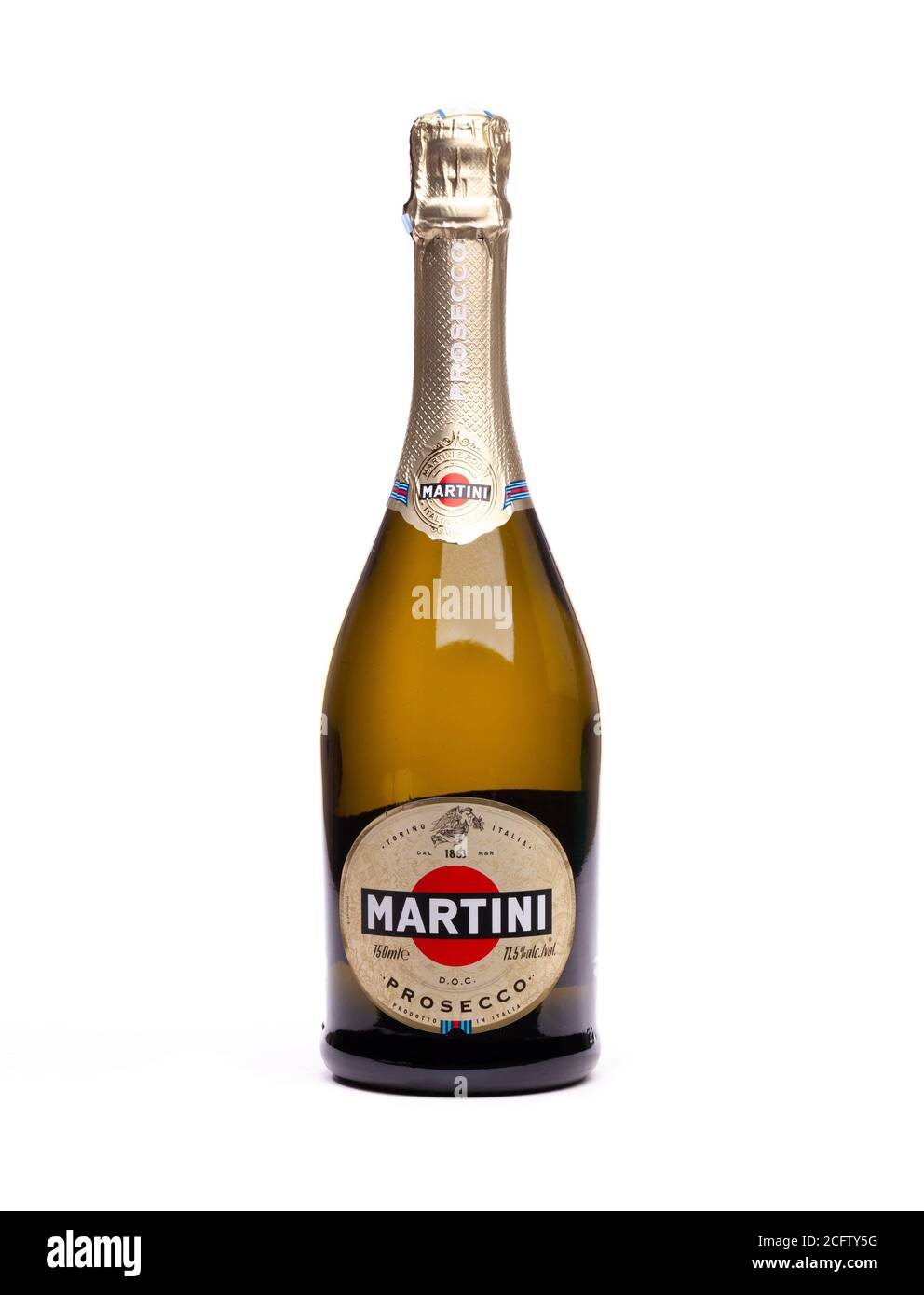 Martini Prosecco sparkling wine Stock Photo