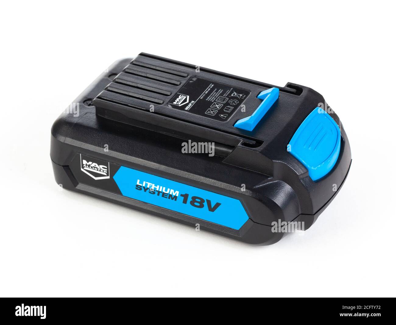 rechargeable lithium ion battery pack for power tool Stock Photo