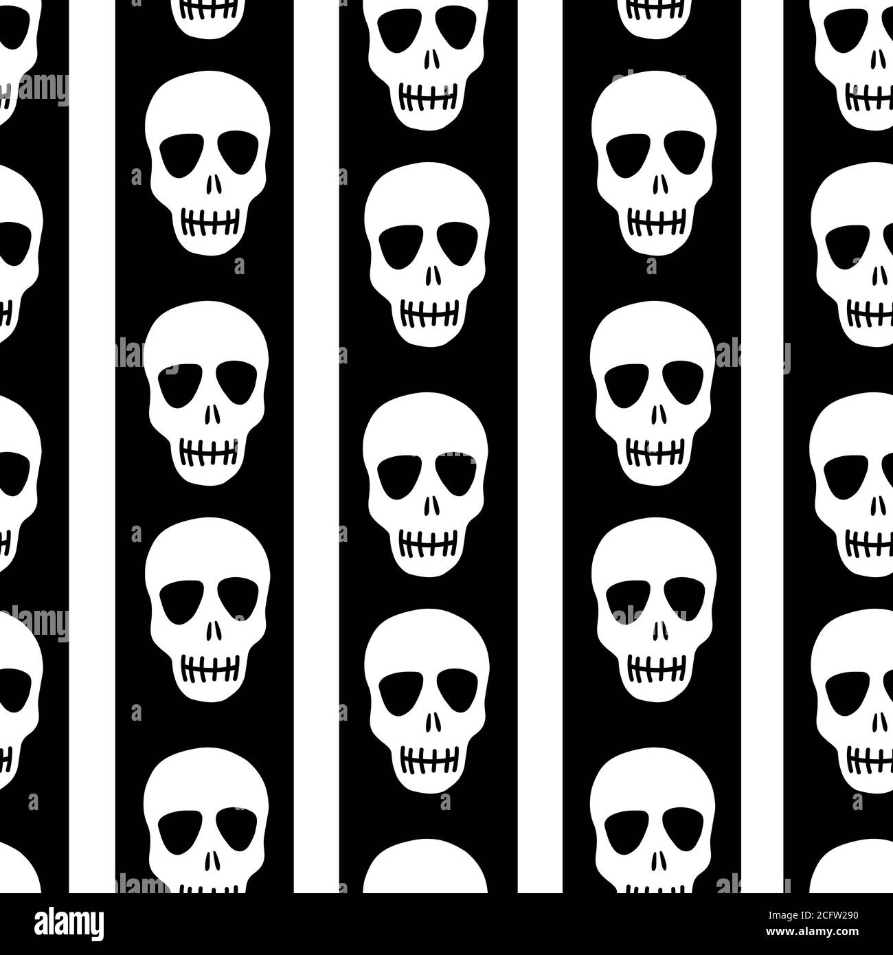 skull pattern.Design for Halloween,Day of the dead Stock Vector