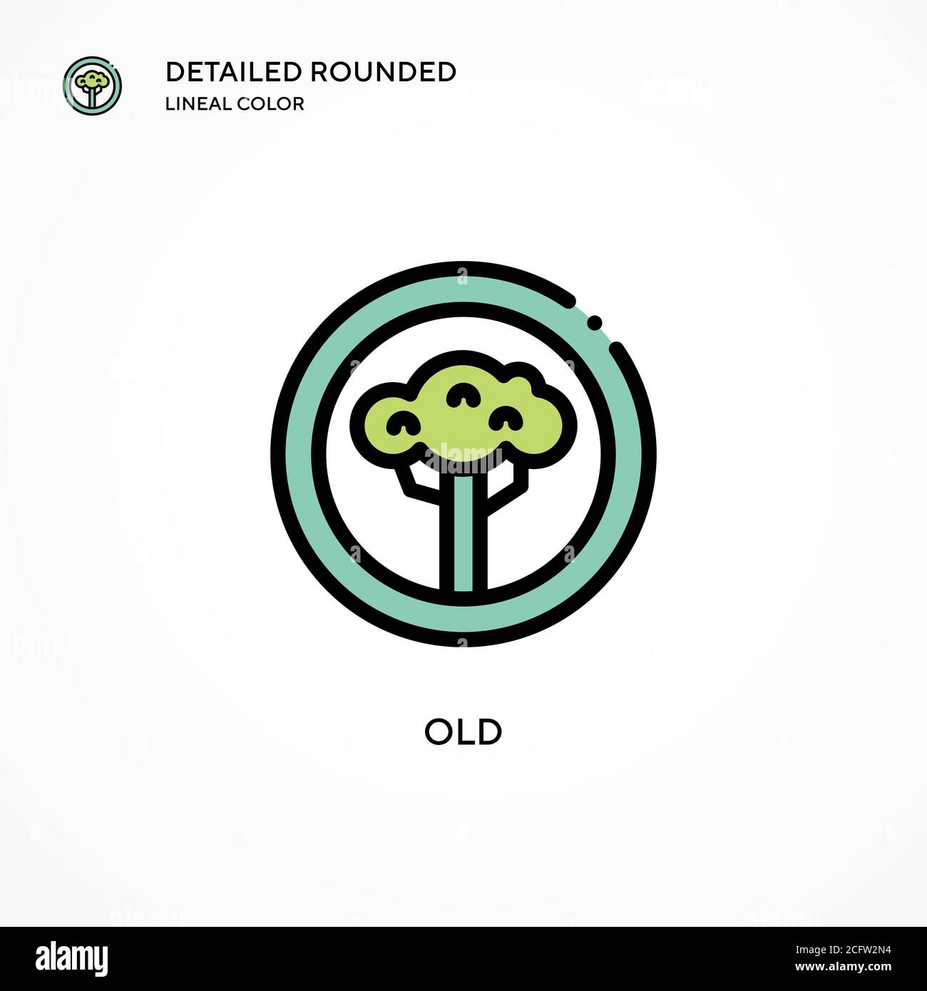 Old vector icon. Modern vector illustration concepts. Easy to edit and ...