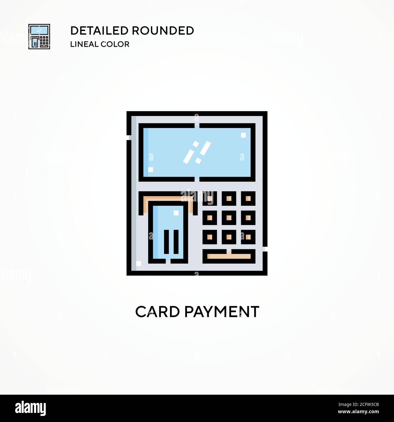Card payment vector icon. Modern vector illustration concepts. Easy to ...