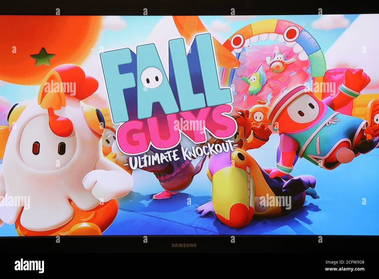 Fall Guys Ultimate Knockout game for PS4. Fall Guys Ultimate Knockout for  the PS4 is trending in the Summer/Fall of 2020. After one month of being  released, Fall Guys has aquired over
