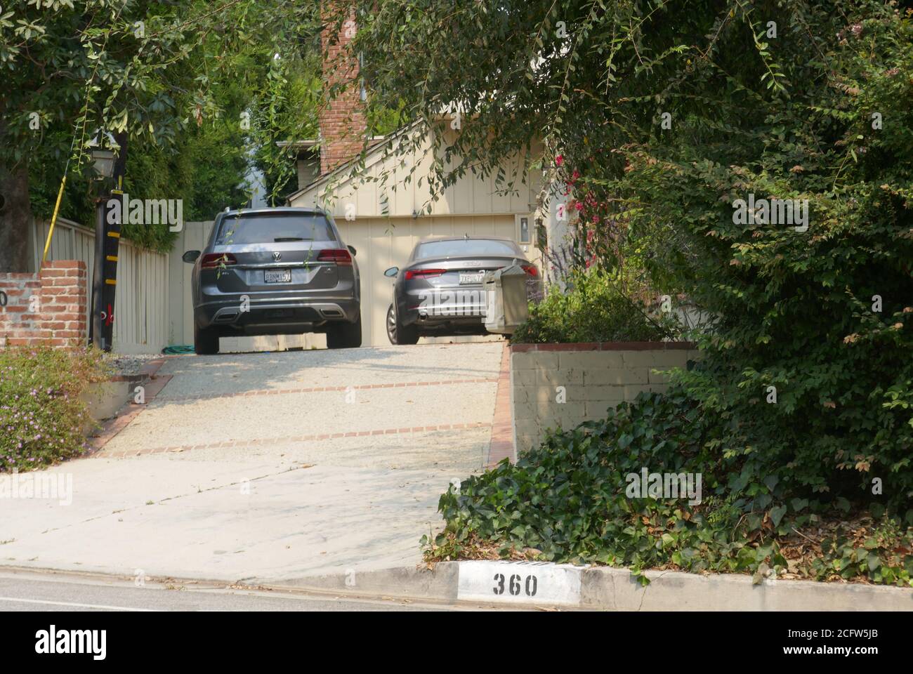 Los Angeles, California, USA 7th September 2020 A general view of atmosphere of actor Montgomery Clift's former home on September 7, 2020 at 360 N.Kenter Avenue in Los Angeles, California, USA. Photo by Barry King/Alamy Stock Photo Stock Photo