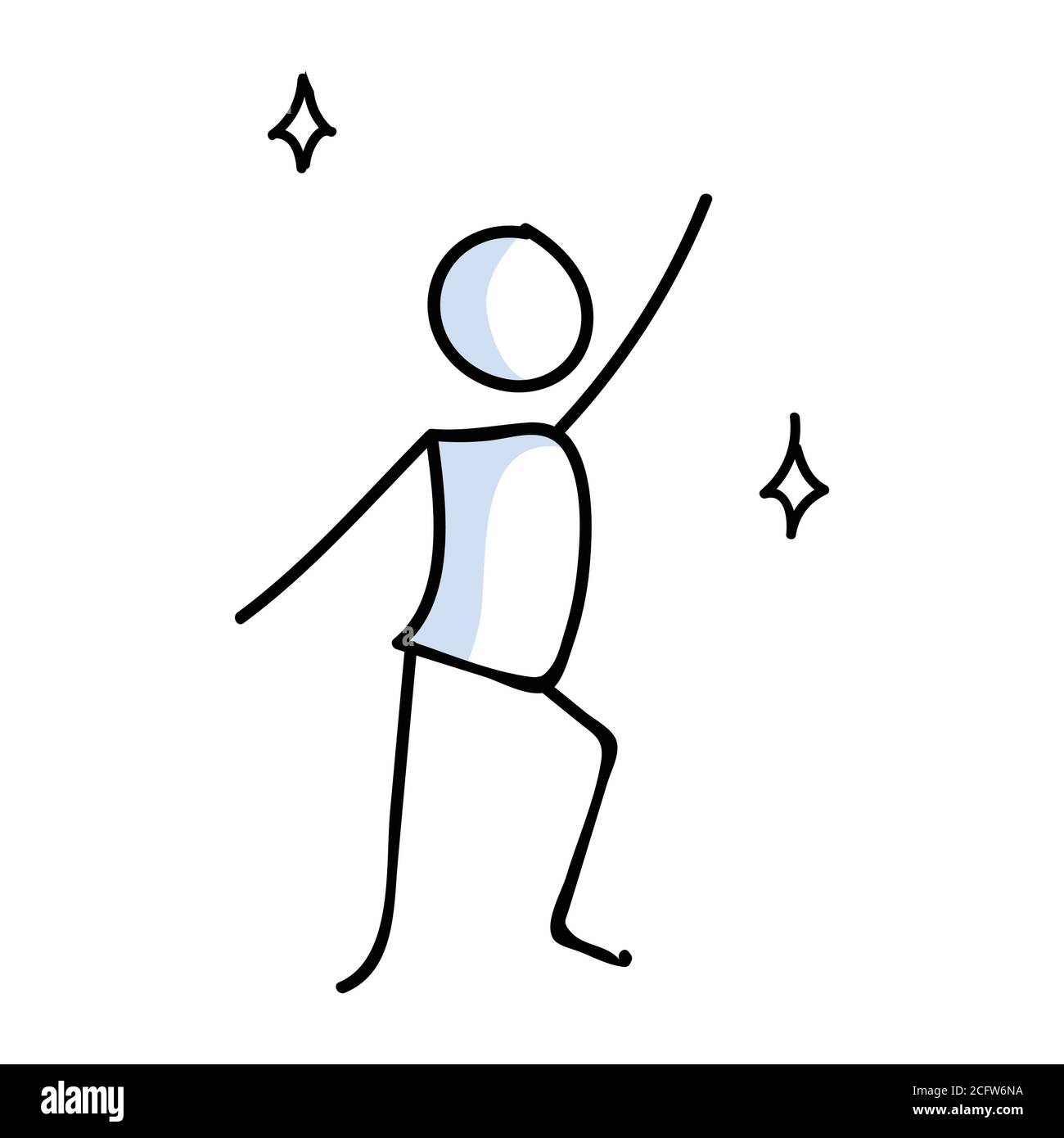 Stickman dancing 