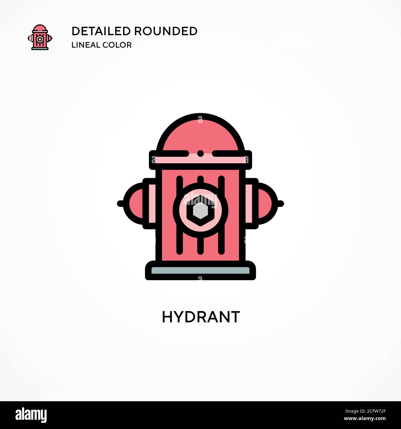 Hydrant vector icon. Modern vector illustration concepts. Easy to edit ...