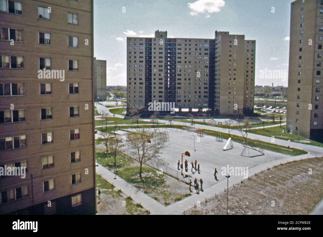 Stateway Gardens Highrise Housing Project On Chicago's South Side. The