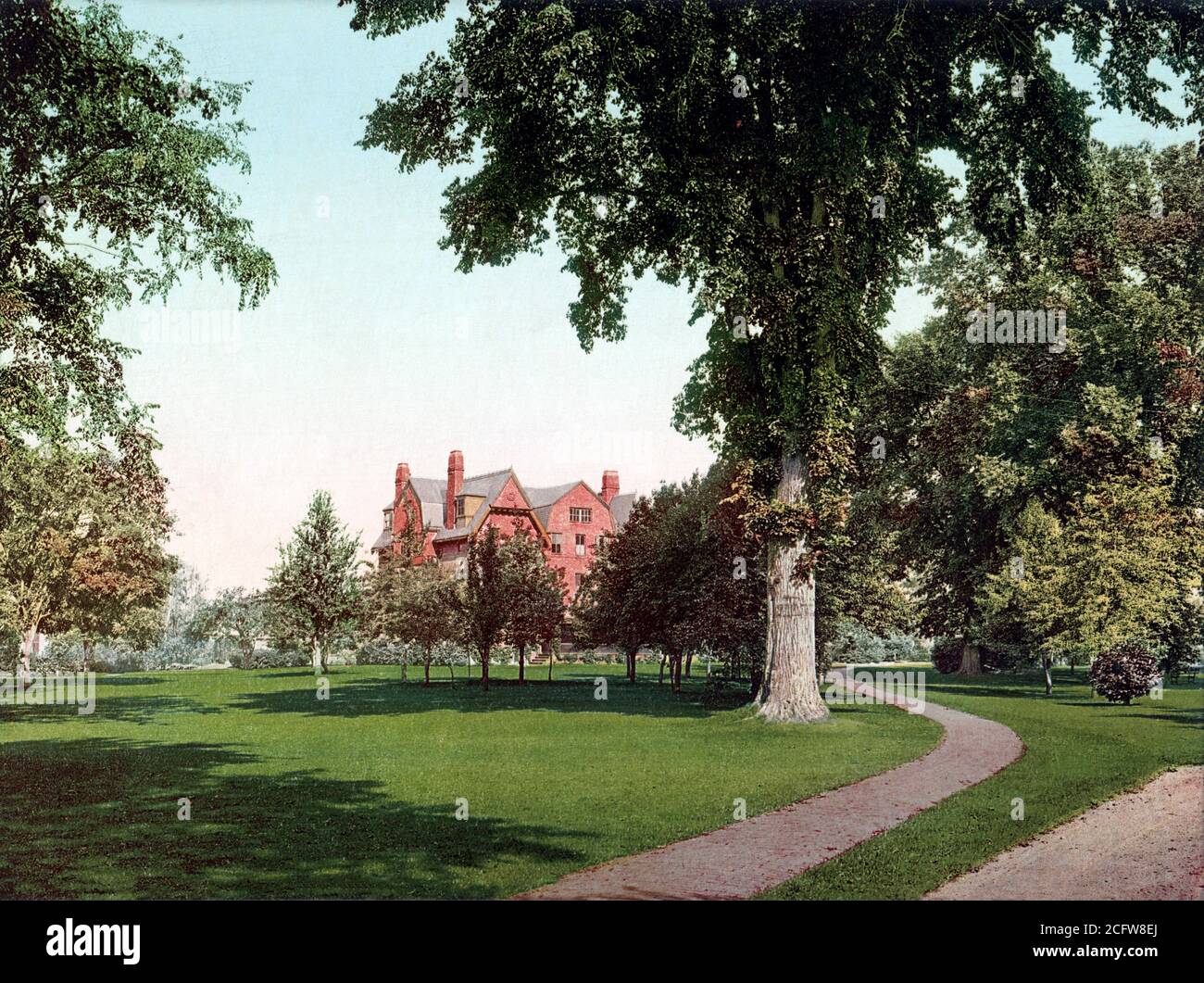 Smith College, Northampton, Massachusetts, USA, Detroit Publishing Company, 1900 Stock Photo