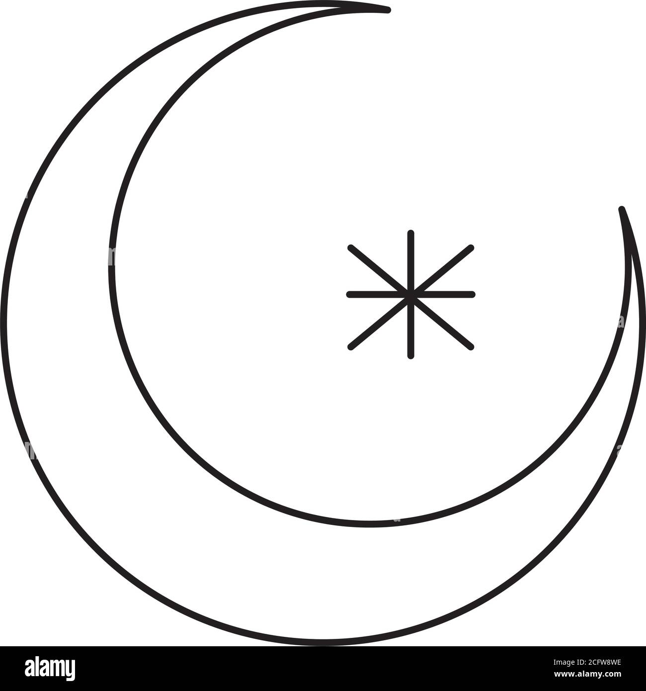 Half Moon Vector