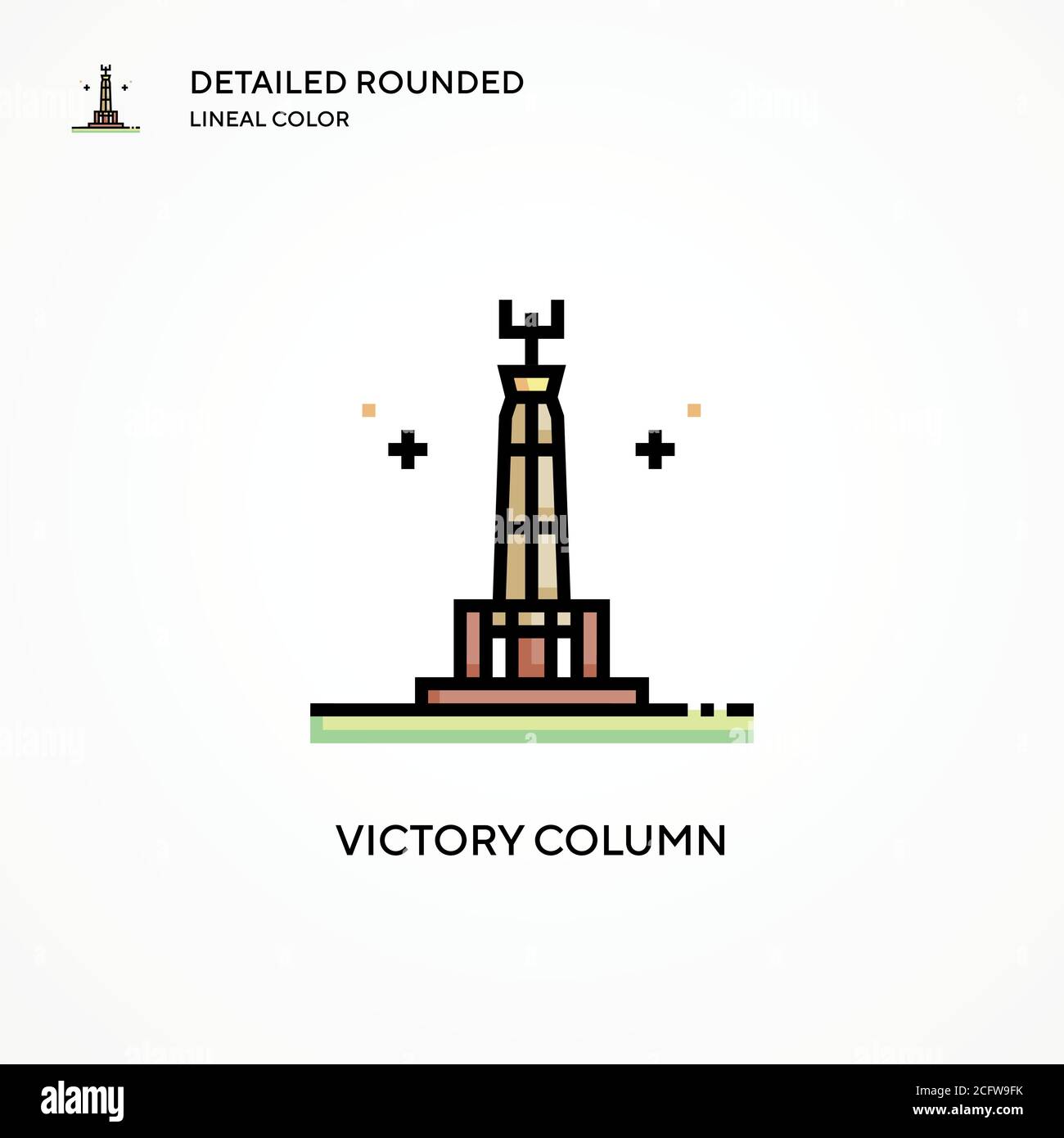 Prussian victory monument Stock Vector Images - Alamy