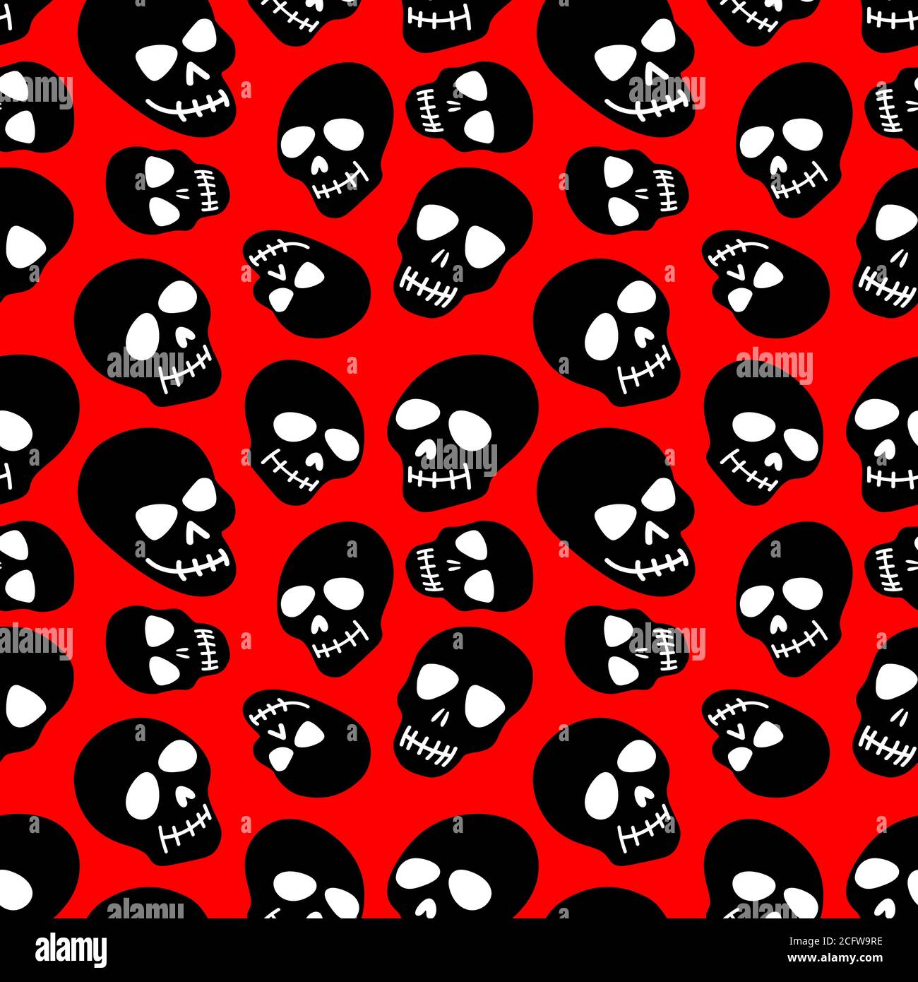 Skull pattern.Halloween, day of the dead Stock Vector
