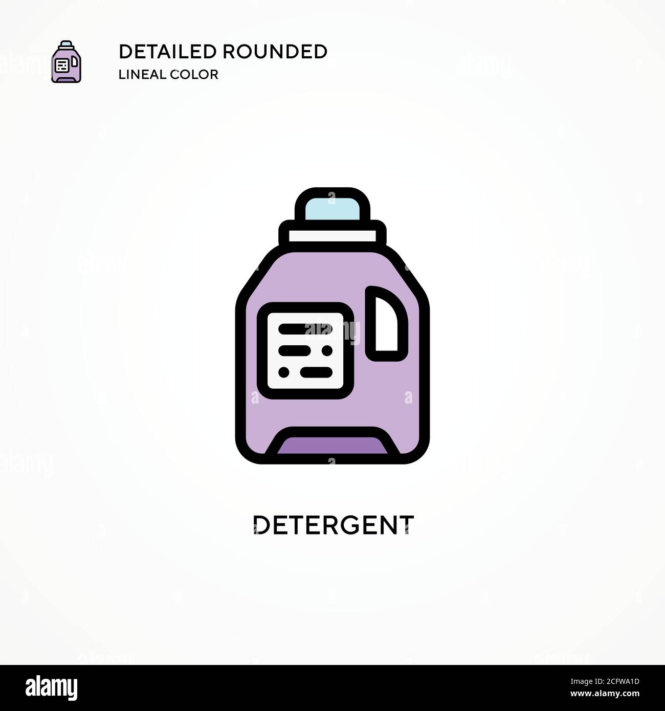 Detergent vector icon. Modern vector illustration concepts. Easy to ...