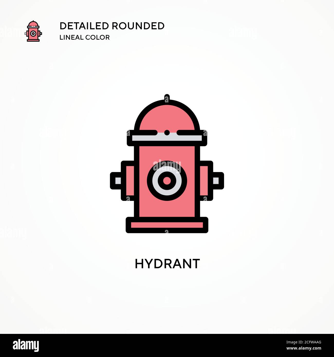 Hydrant vector icon. Modern vector illustration concepts. Easy to edit ...