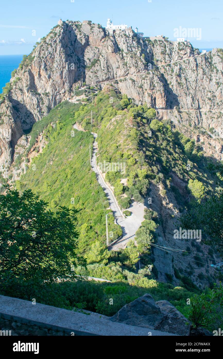 Beautiful Scenery From The Coastal City Of Bejaia Algeria Stock Photo Alamy