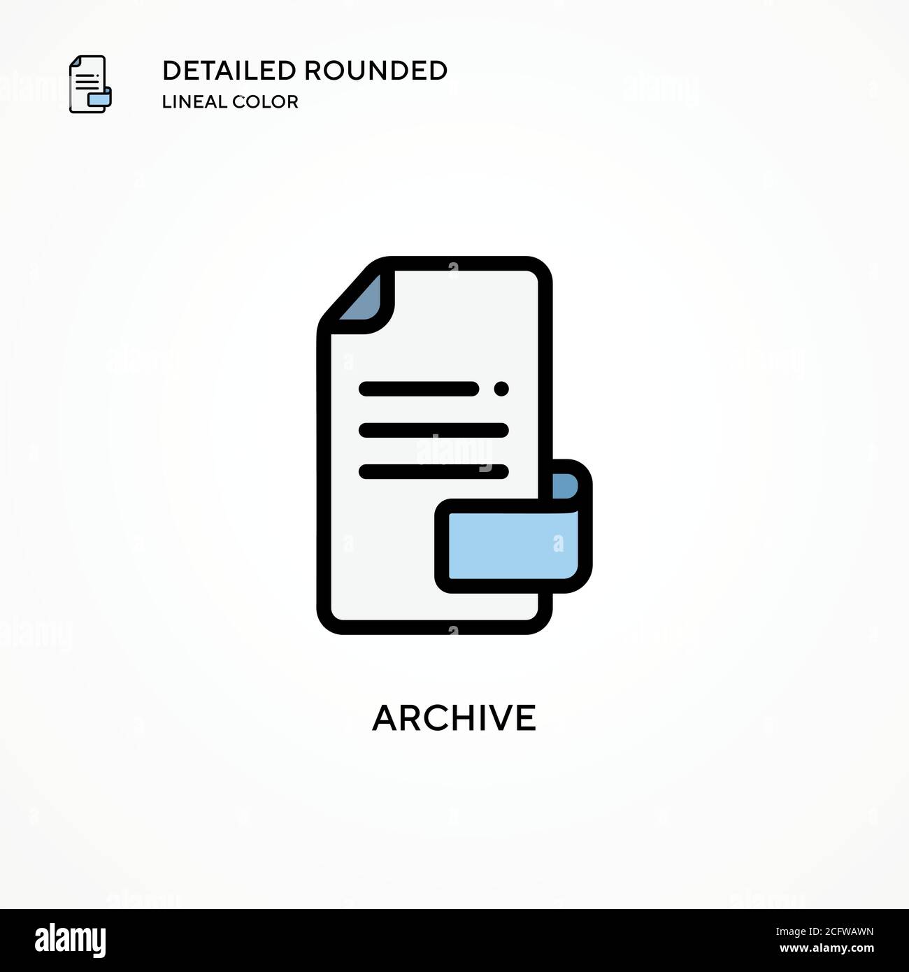 Business concepts office file archive Stock Vector Images - Alamy
