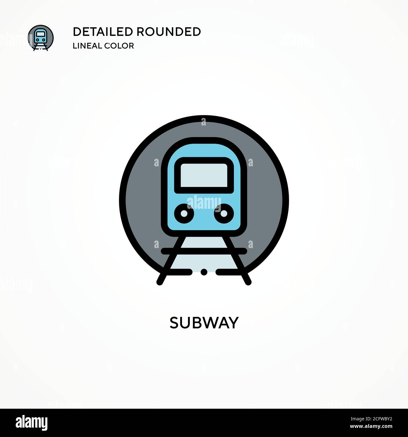 Subway vector icon. Modern vector illustration concepts. Easy to edit ...