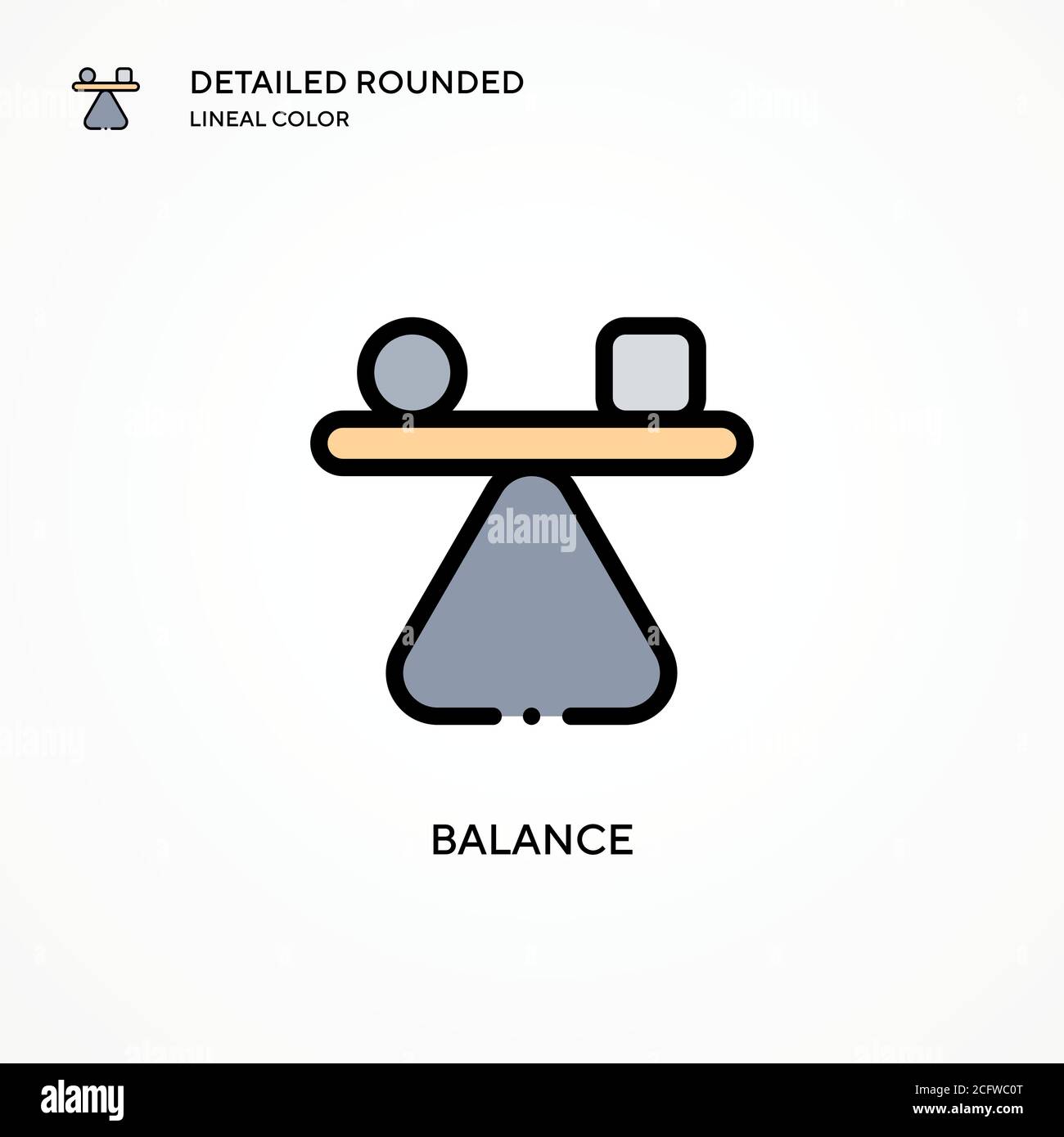 Balance vector icon. Modern vector illustration concepts. Easy to edit ...
