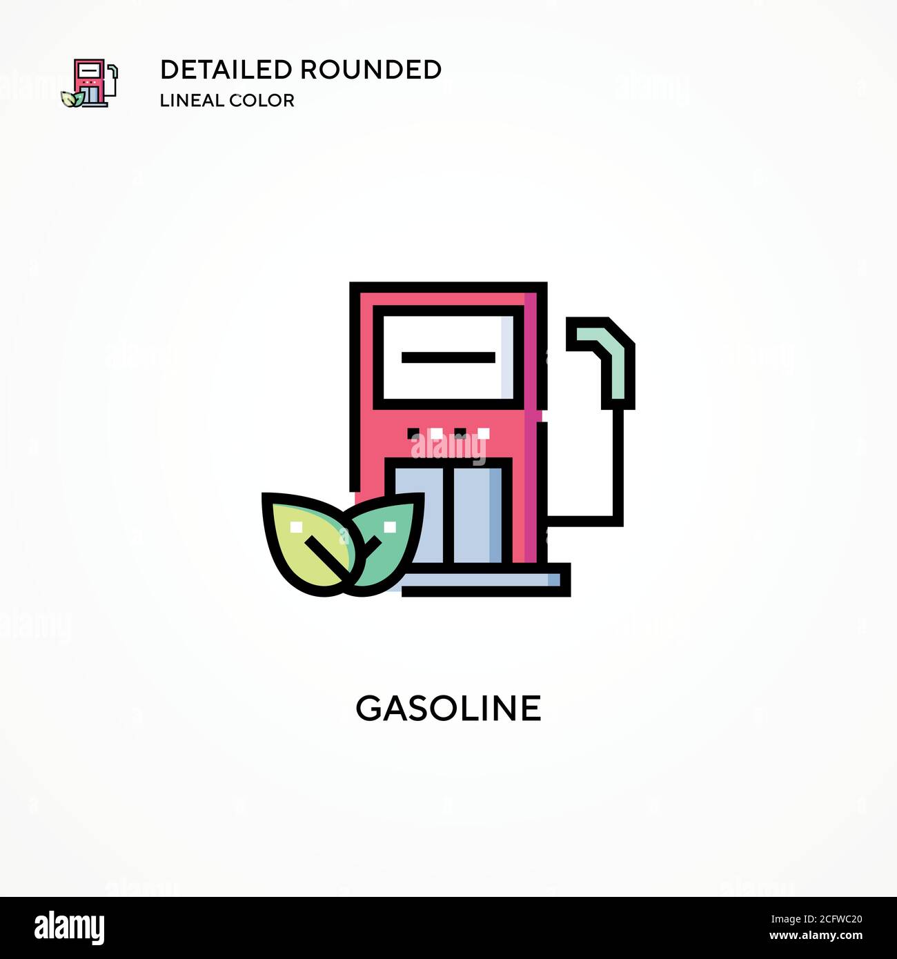 Gasoline vector icon. Modern vector illustration concepts. Easy to edit ...