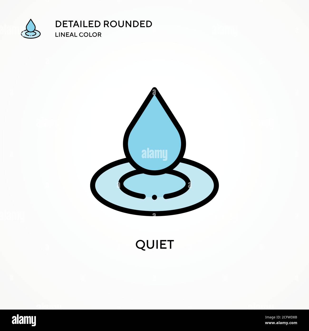 Quiet vector icon. Modern vector illustration concepts. Easy to edit ...