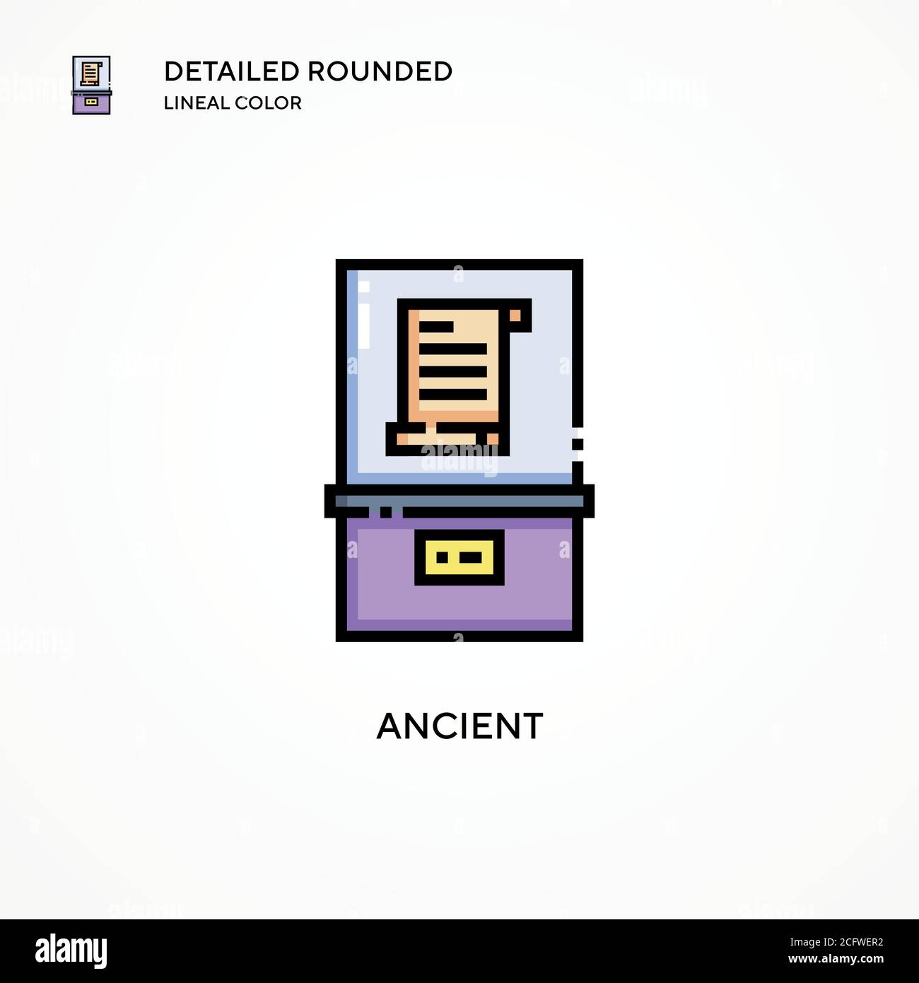 Ancient vector icon. Modern vector illustration concepts. Easy to edit ...