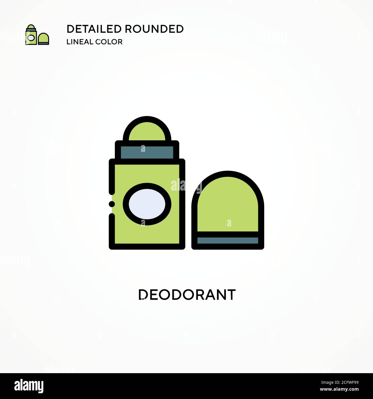Deodorant vector icon. Modern vector illustration concepts. Easy to ...