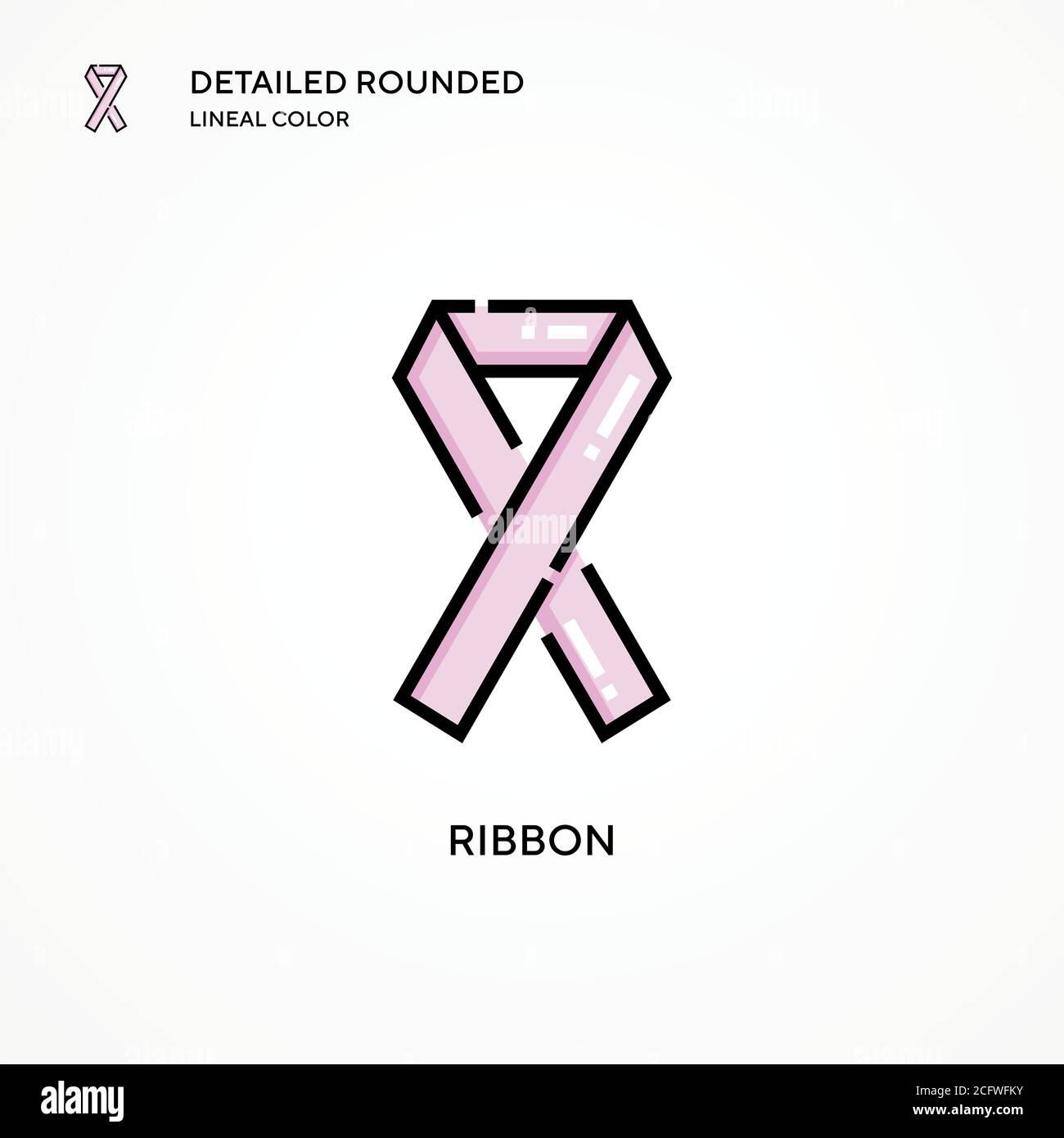 Ribbon vector icon. Modern vector illustration concepts. Easy to edit
