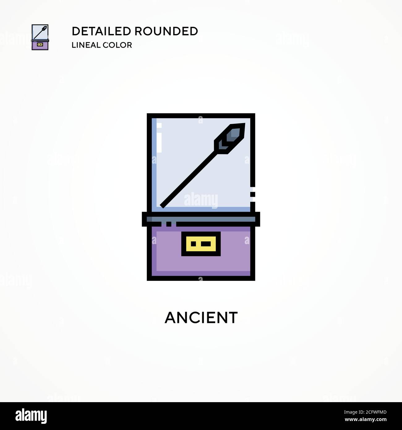 Ancient vector icon. Modern vector illustration concepts. Easy to edit ...