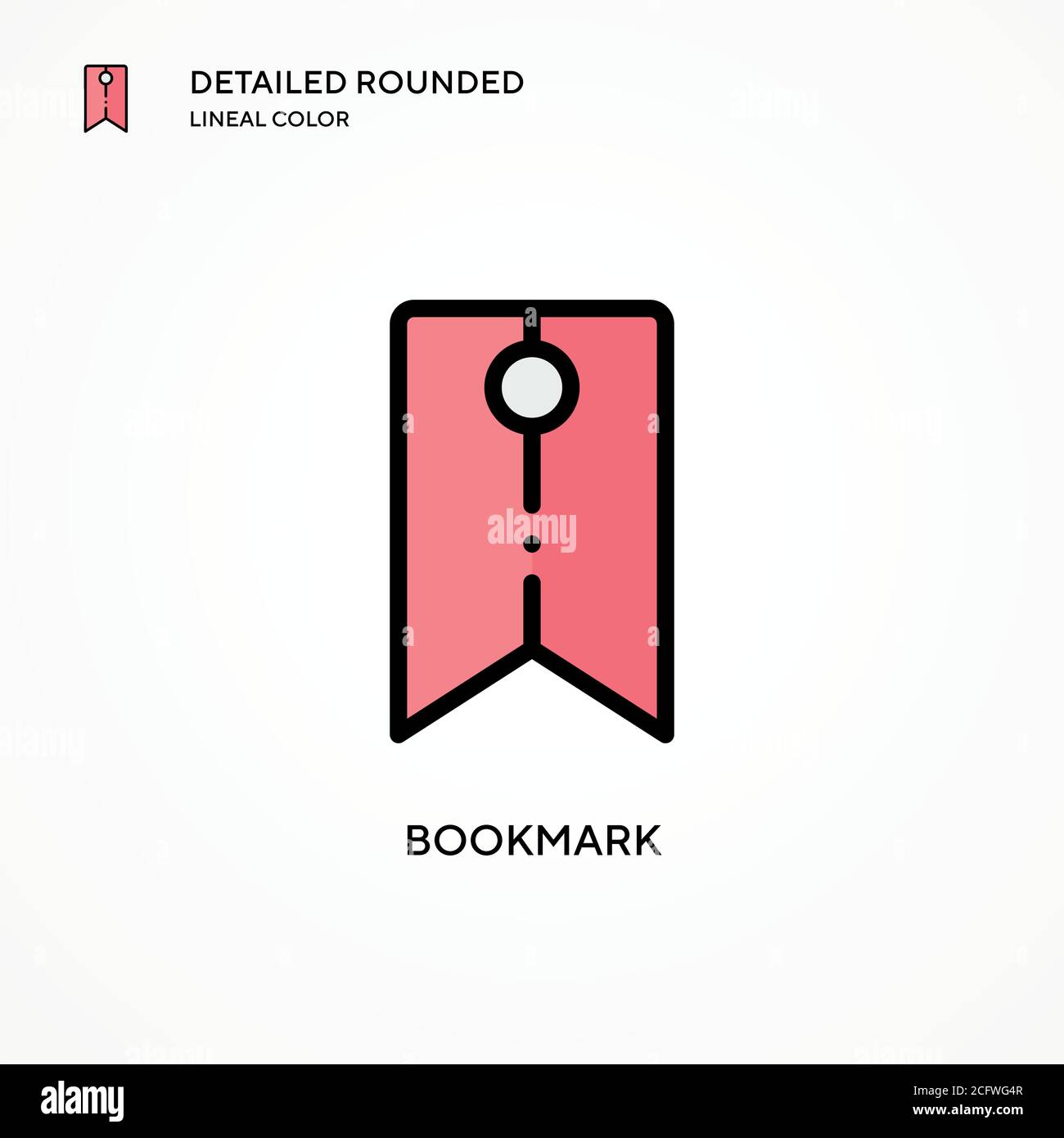 Bookmark vector icon. Modern vector illustration concepts. Easy to edit ...