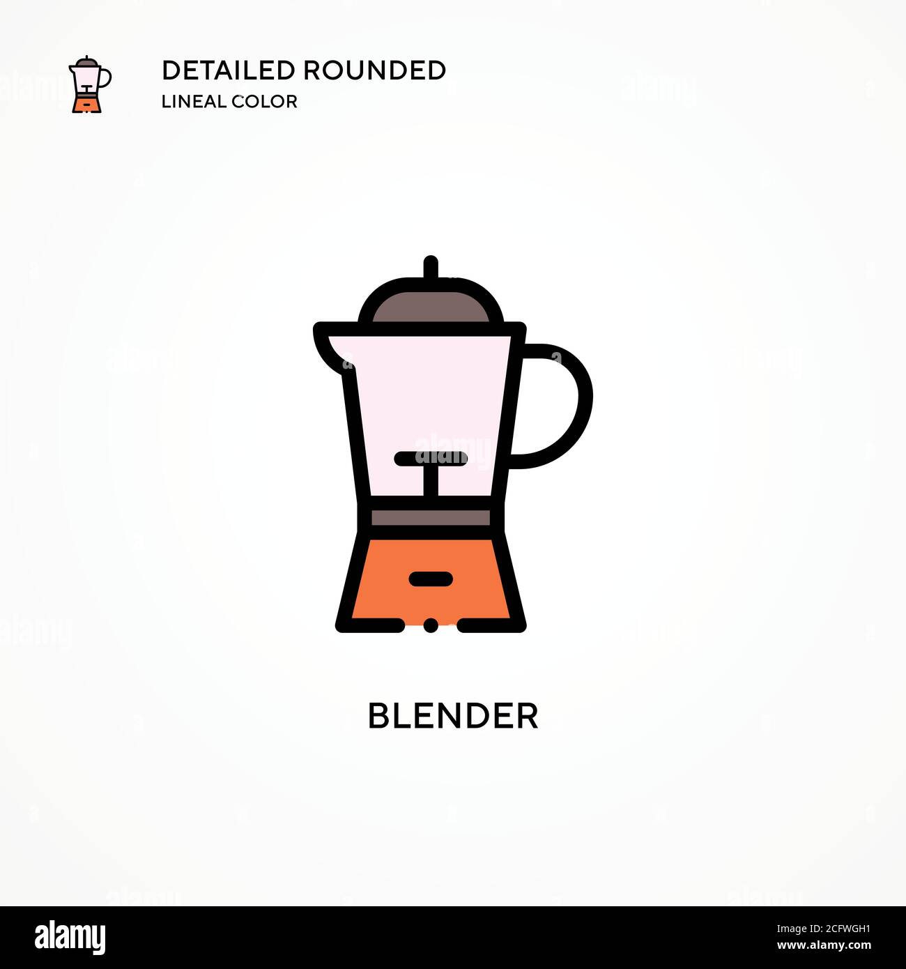 Blender vector icon. Modern vector illustration concepts. Easy to edit