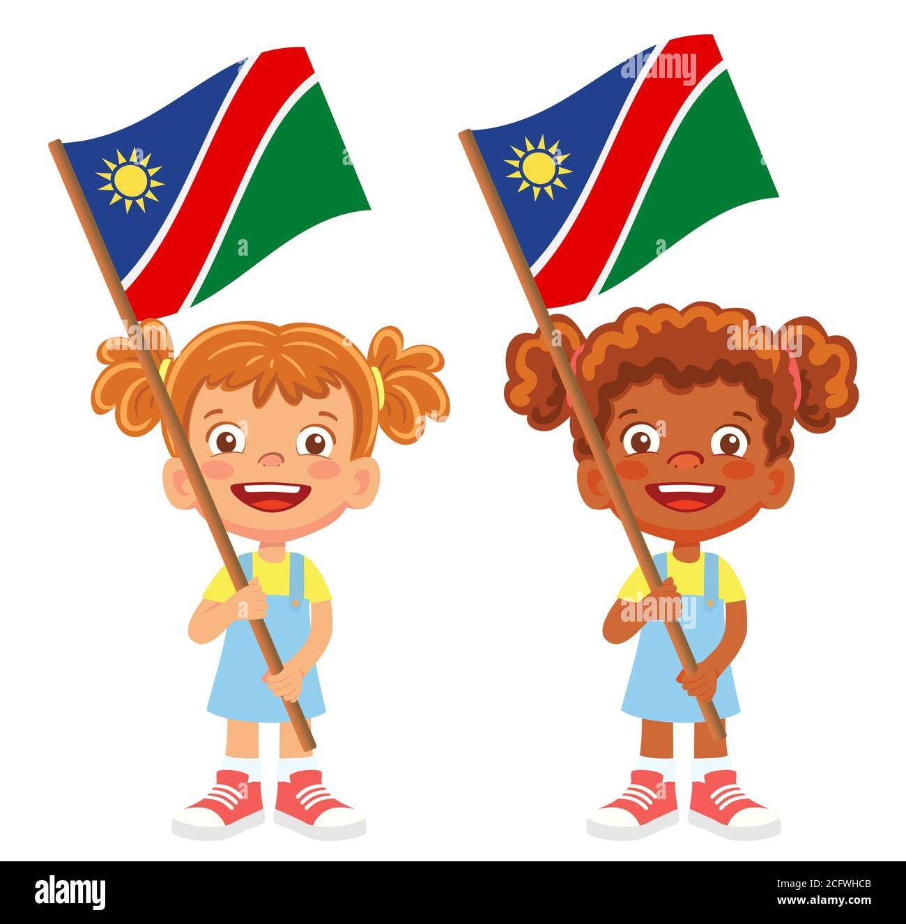 namibia africa flag namibia africa flag