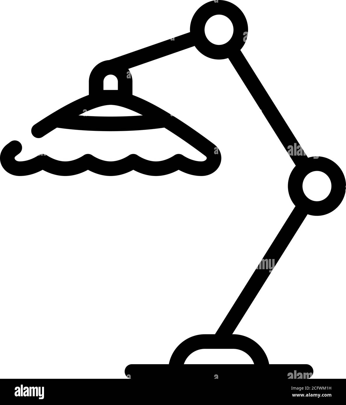 beach umbrella line icon vector isolated illustration Stock Vector ...