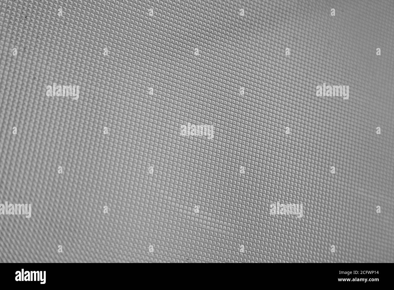 Abstract metal repeating pattern with shallow depth of field Stock Photo