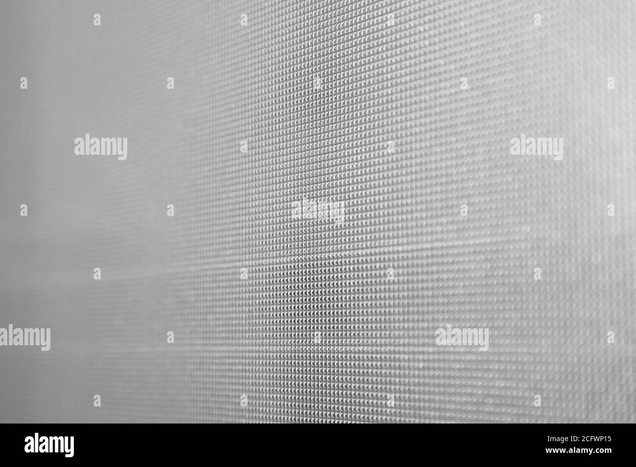 Abstract metal repeating pattern with selective focus Stock Photo
