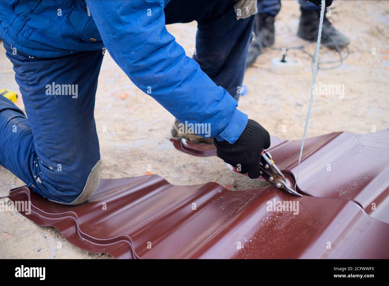 Roofing sheet hi-res stock photography and images - Alamy