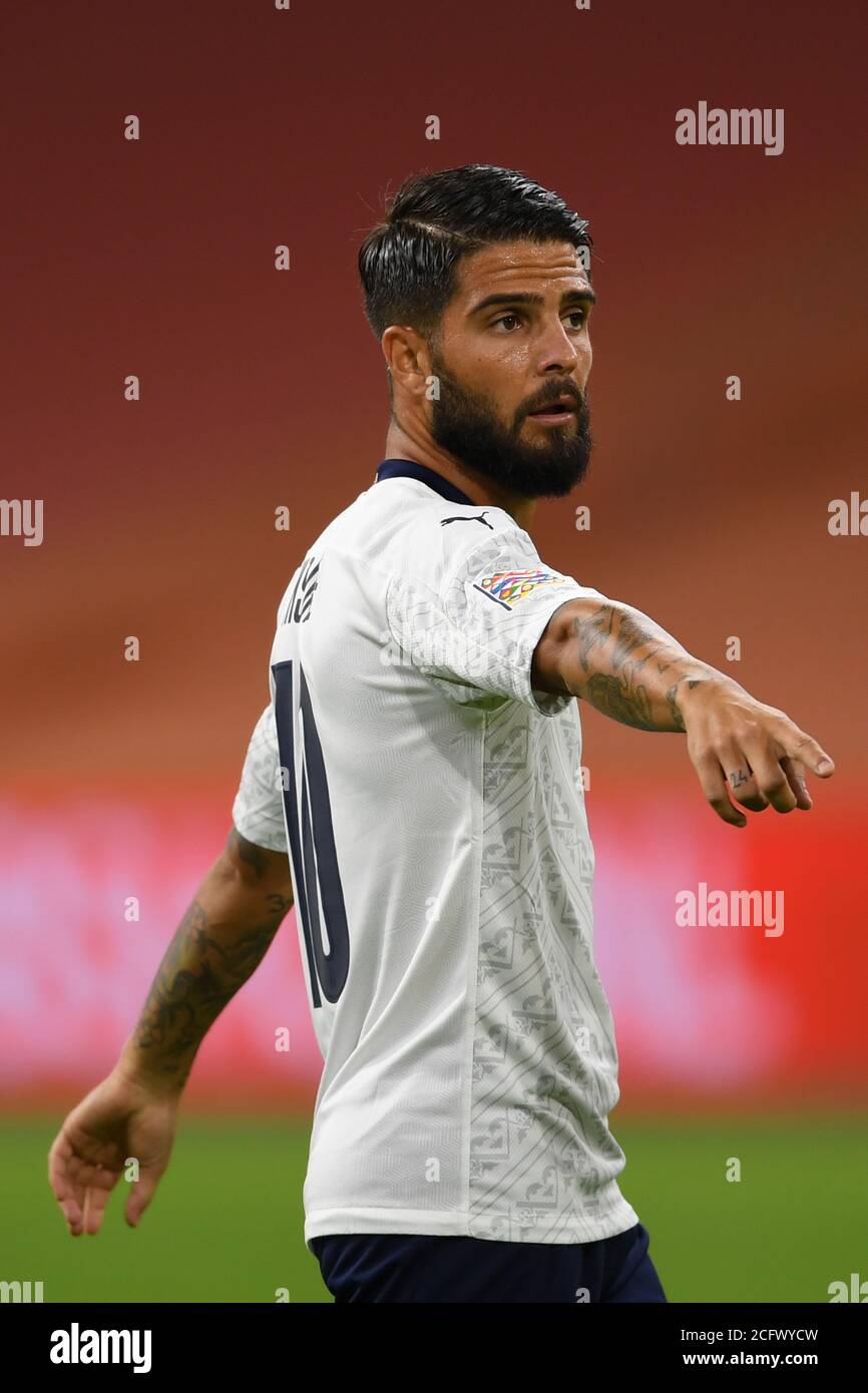 Lorenzo Insigne Italy During The Uefa Nations League 2020 2021 Match Between Netherlands 0 1 Italy At Amsterdam Arena On September 07 2020 In Amsterdam Netherlands Photo By Maurizio Borsari Aflo Stock Photo Alamy
