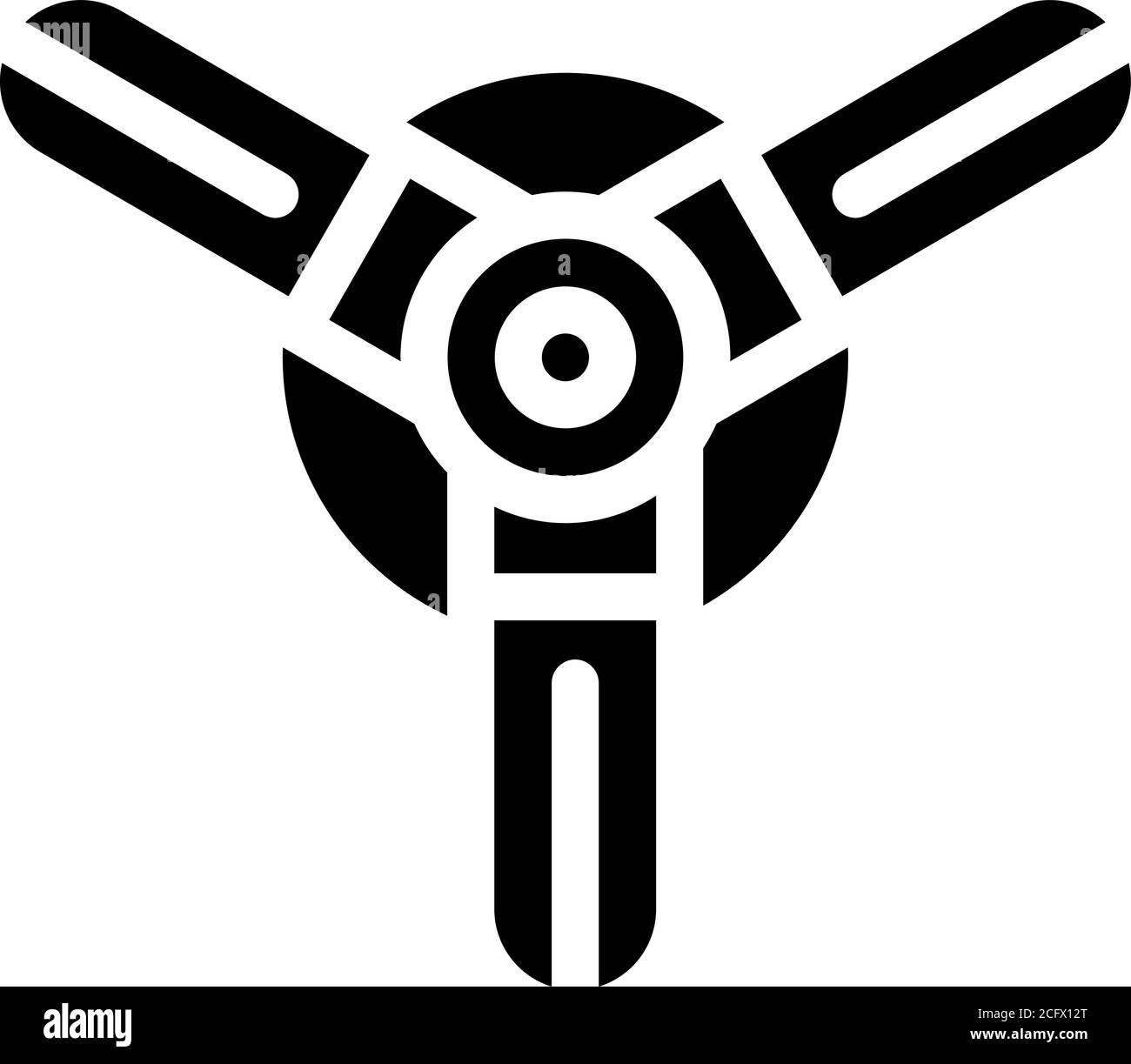water irrigation sprayer glyph icon vector illustration Stock Vector ...