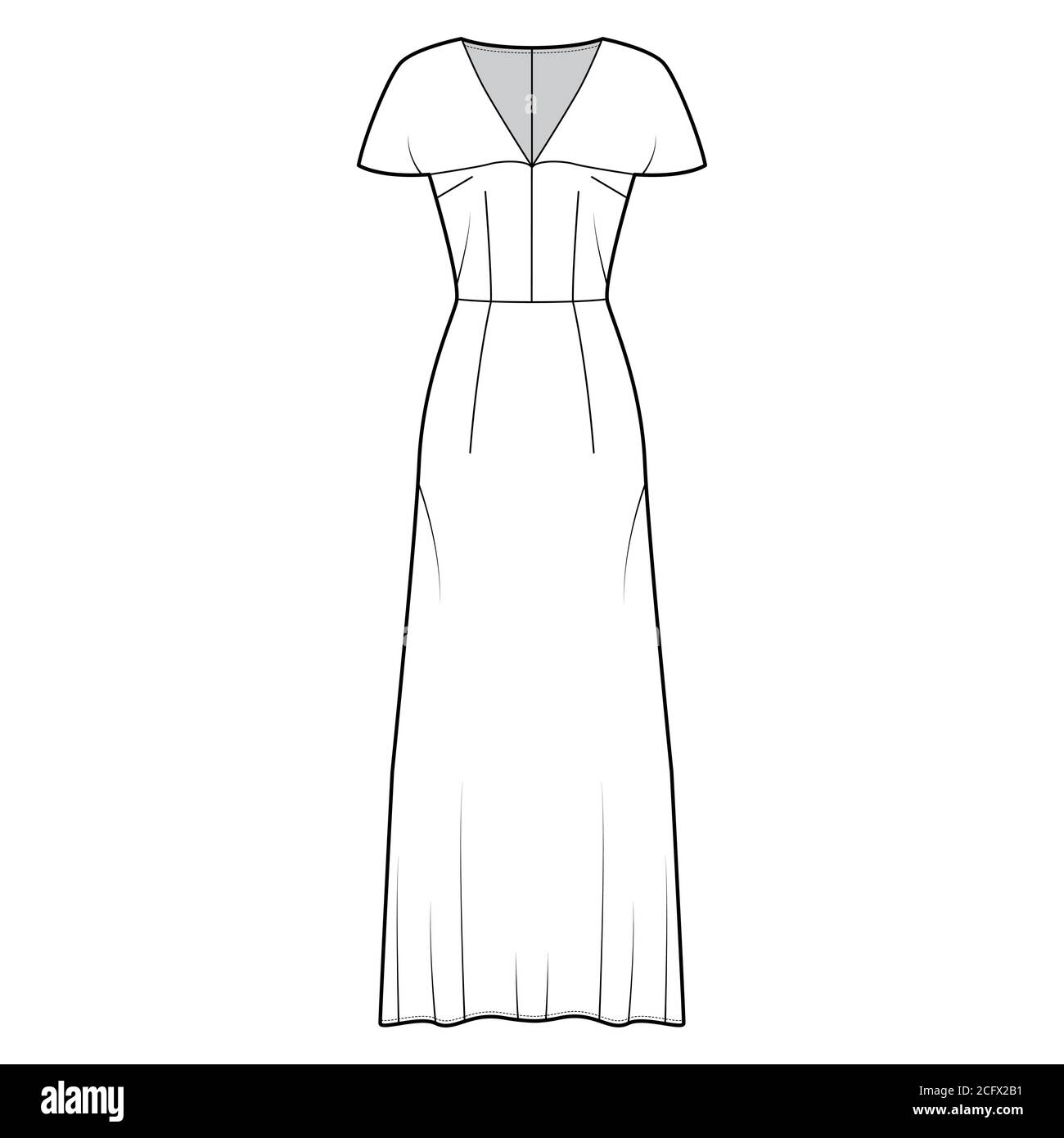 chinese dress ladies Assembly Line, Multi-Sleeve Midi Dress Pattern, Two Size Ranges, Swede   Lakes Makerie