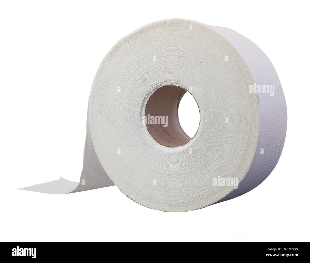 Roll of jumbo toilet paper Stock Photo Alamy