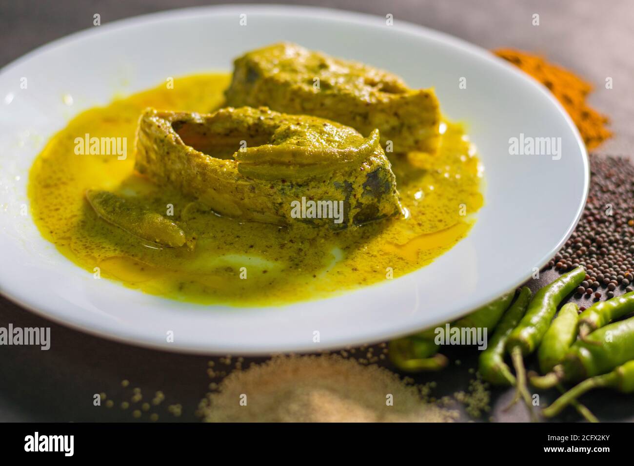 Famous Bengali Dish Hilsa/Ilish fish with poppy and mustard seed recipe