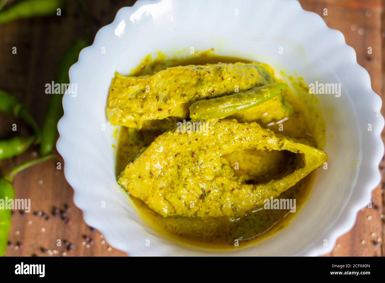 Famous Bengali Dish Hilsa/Ilish fish with poppy and mustard seed recipe