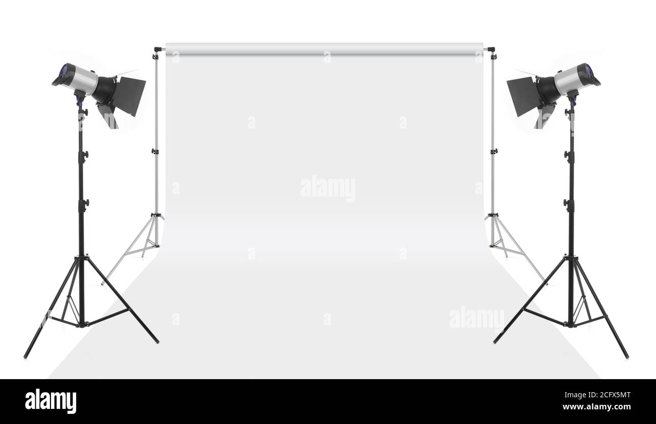 Photo studio setup isolated Stock Photo Alamy
