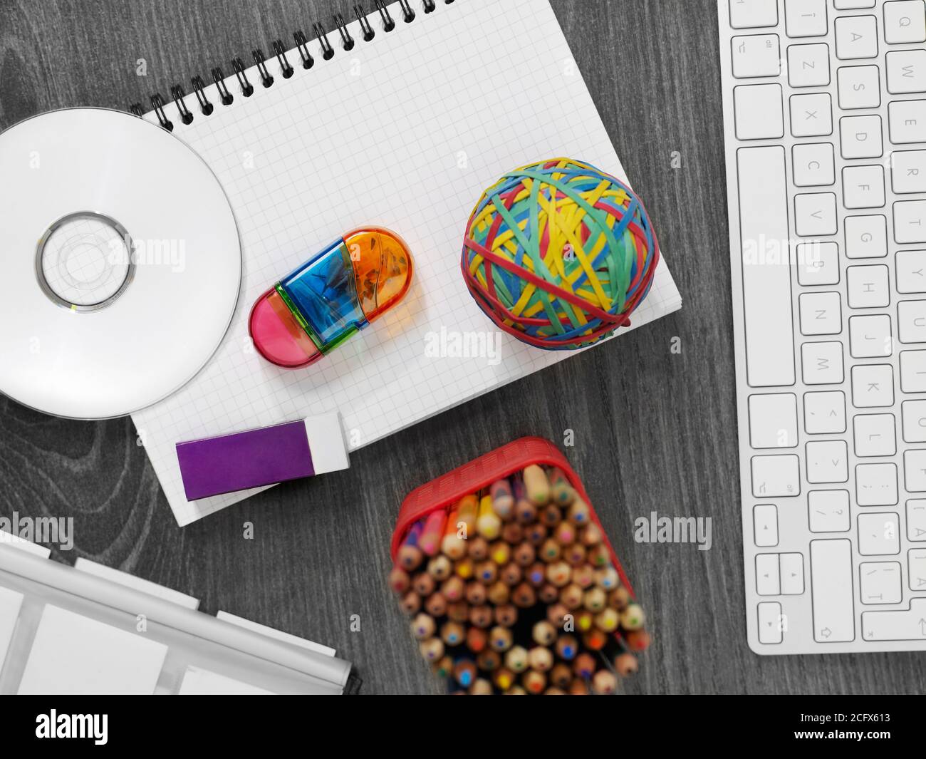 Modern working space top hi-res stock photography and images - Alamy