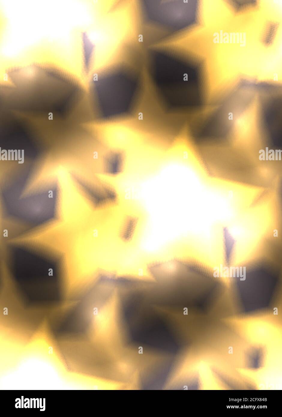 Seamless texture with blurred stars, bokeh and sparks. Vector pattern for your creativity Stock Vector