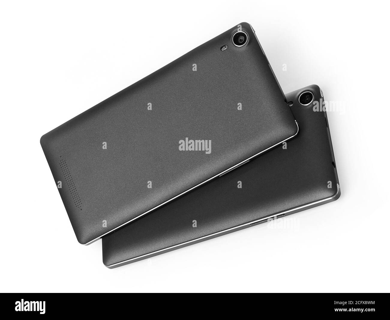 Mobile phones back view Stock Photo - Alamy