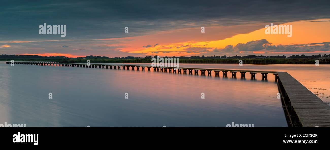 Nature area ’t Roegwold, near Schildwolde in the province of Groningen, Netherlands Stock Photo