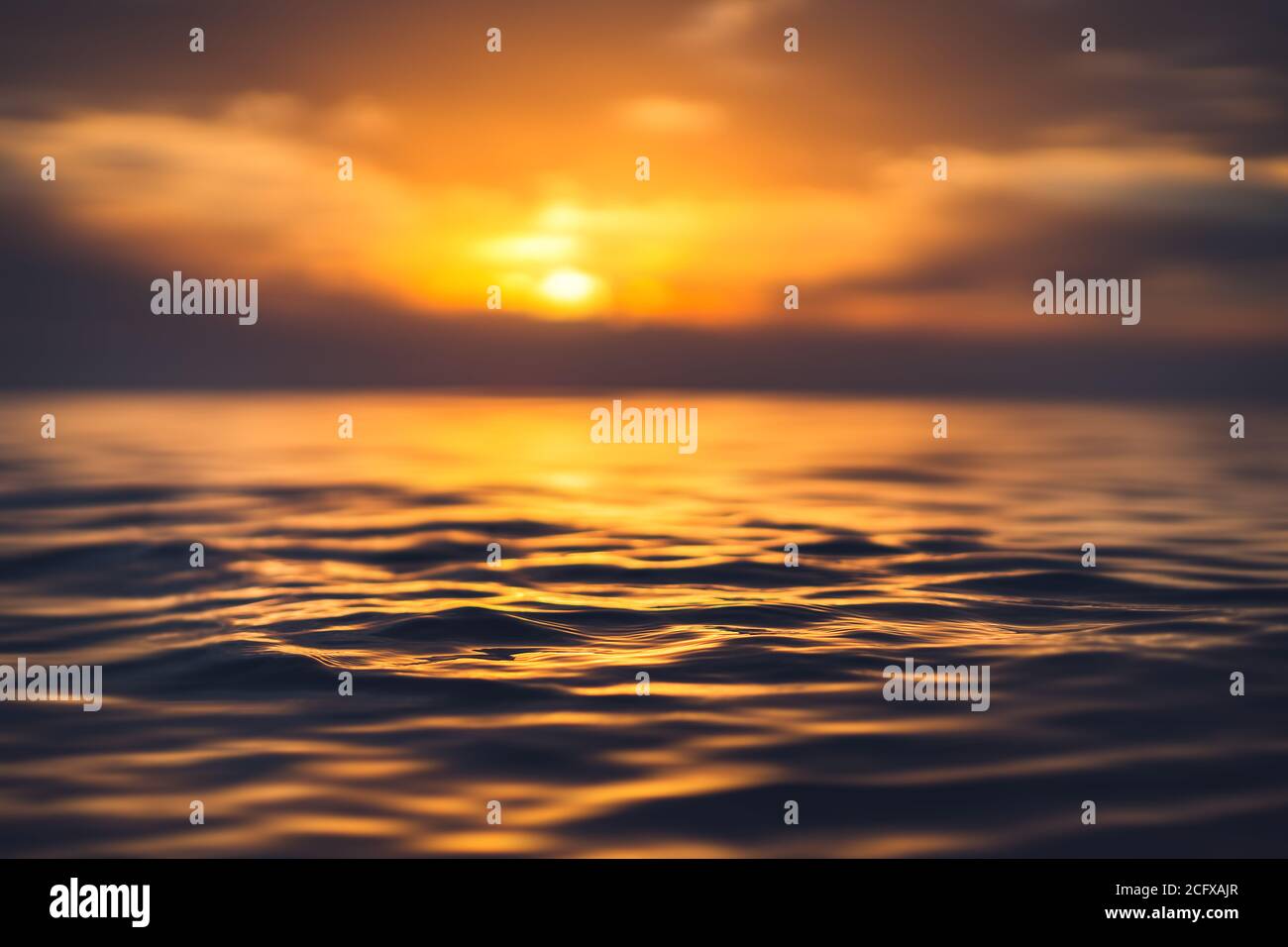 Golden sea wave background hi-res stock photography and images - Alamy