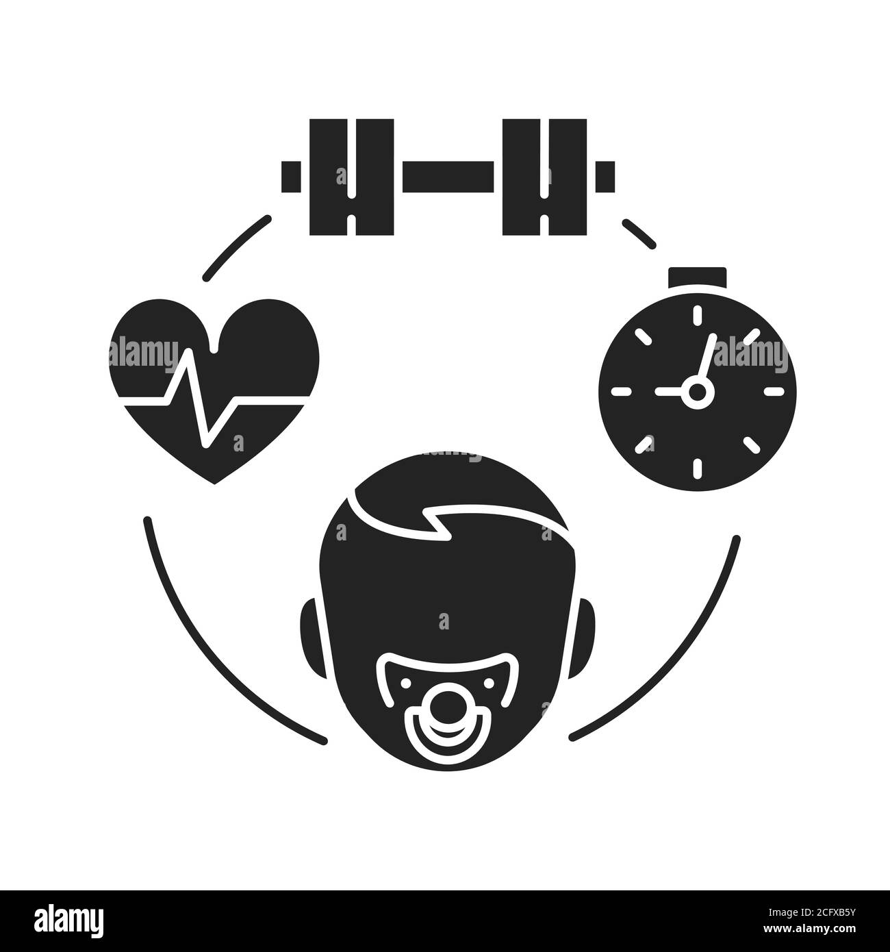 Pediatric sports medicine black glyph icon. Rehabilitation, physical