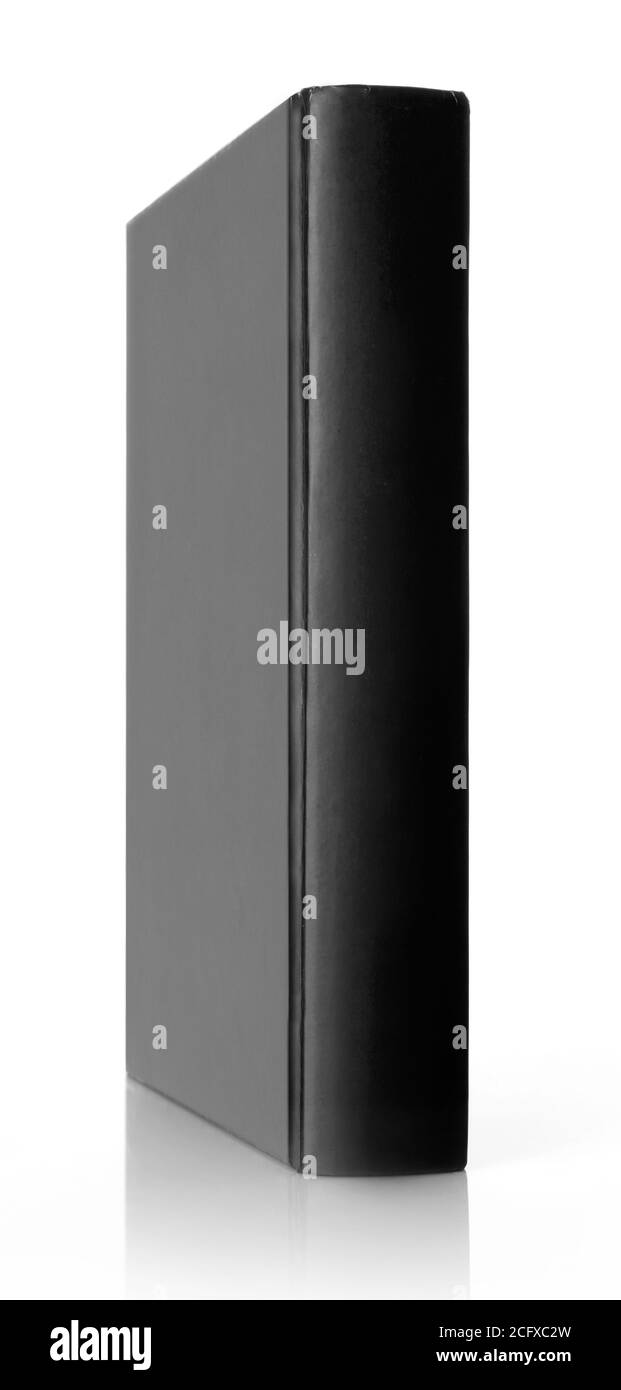 Black book spine Stock Photo Alamy
