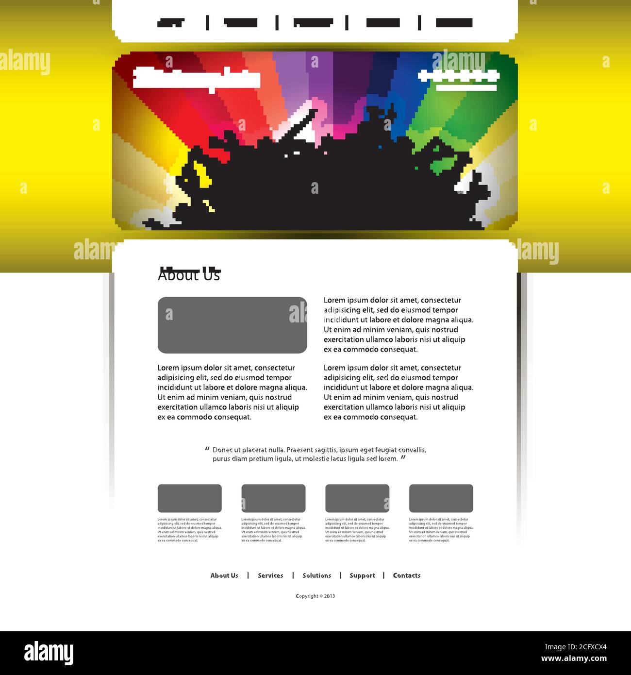 Party Website Template Stock Vector Image Art Alamy Party Website Template Stock Vector Image Art Alamy