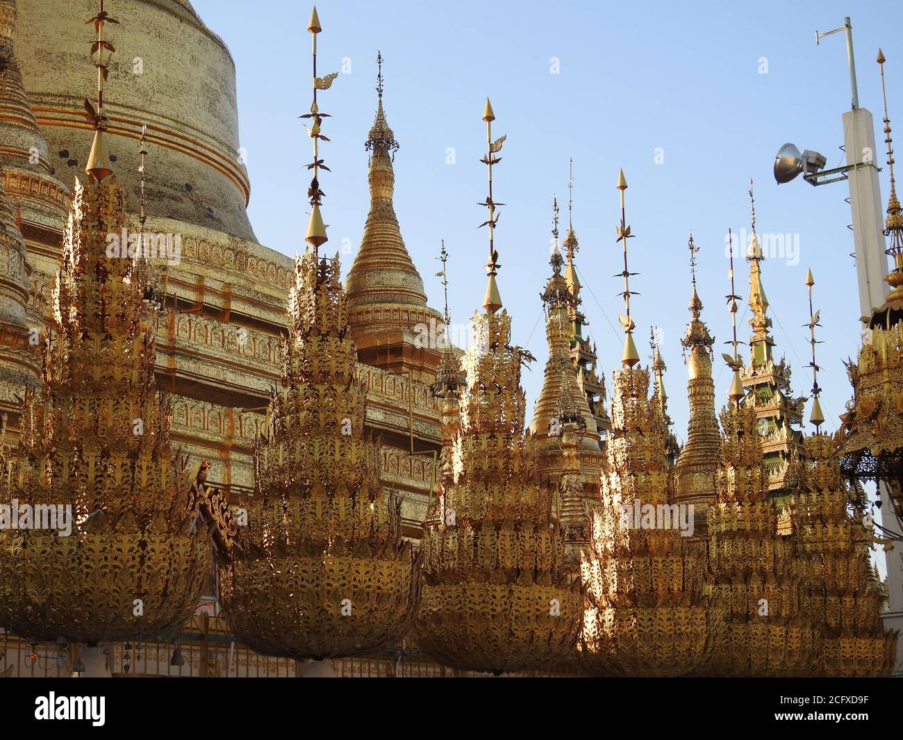 Shot of  Shwe San Daw Pagoda, Pyay Myanmar  ] Stock Photo